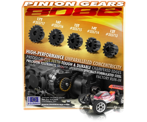 XRAY XB808E Pinion Gears