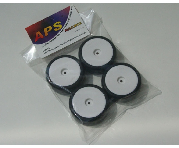 APS Panorama Pre-Mounted Rubber Tires for 1/10 RC