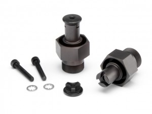 HPI, front hex hubs, shaft sets, wrench, pipes, parts, photo 2, rcca, radio control, rc car action