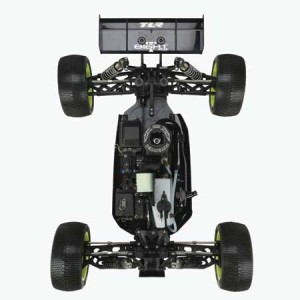tlr, Team Losi Racing 1/8 8IGHT-T 2.0 4WD Truggy Kit, truggy, team losi racing, rcca, radio control, rc car action, photo 2, black, 