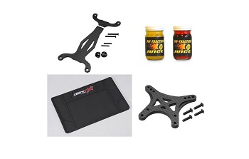 New Products: HobbyKing TrackStar Work Mat, Hy-Traction Juice Tire Compound, And JConcepts Kyosho RB6 Carbon Fiber Option Parts [June 11]