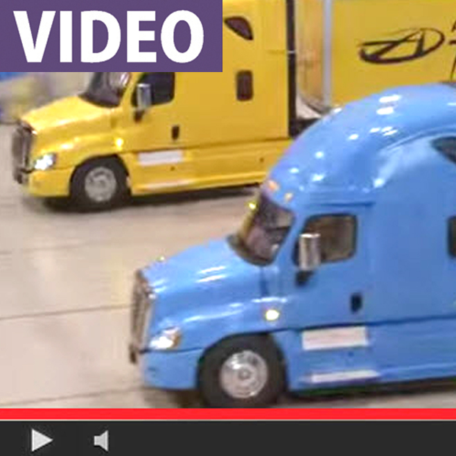 Watch NASCAR’s Brad Keselowski Wheel a Tamiya Freightliner