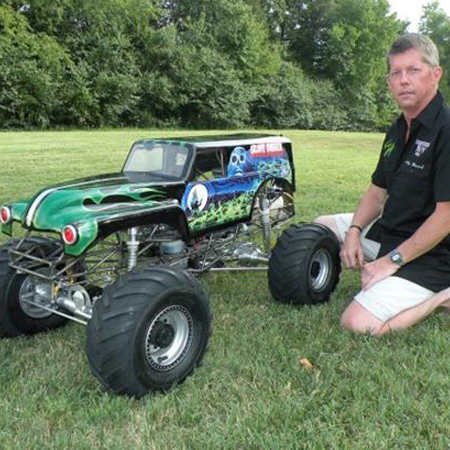 large grave digger remote control truck