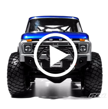 Pro-Line 1966 Ford F-100 Clear Body For The Axial SCX10 Trail Honcho [VIDEO]
