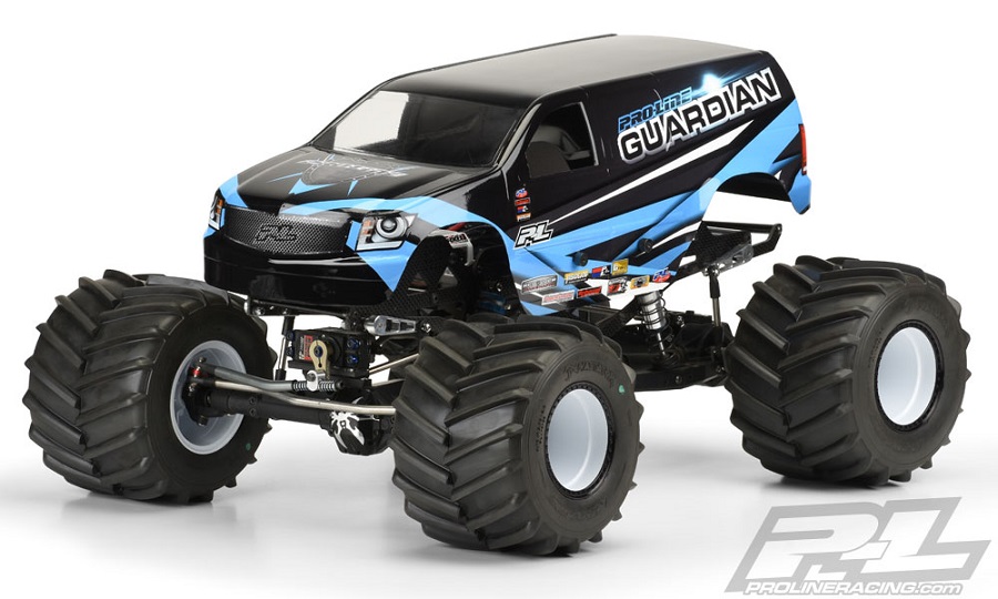 Pro-Line Guardian Clear Body For Solid Axle Monster Trucks (2)