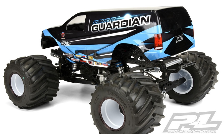 Pro-Line Guardian Clear Body For Solid Axle Monster Trucks (4)