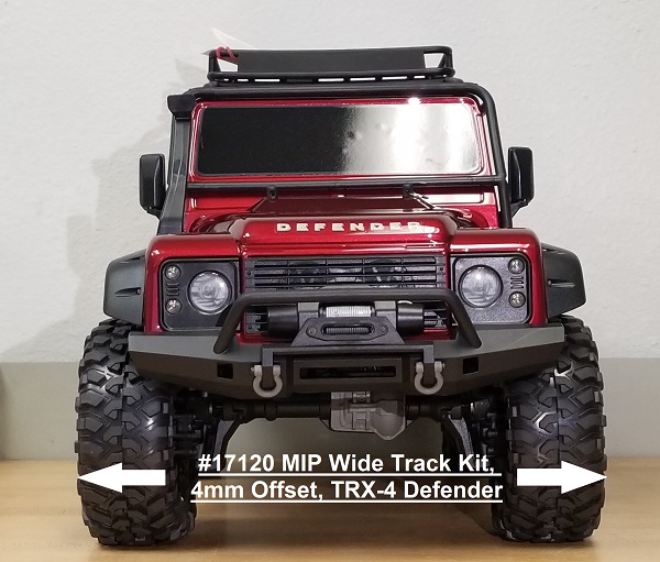 MIP Wide Track Kit (4mm Offset) For The Traxxas TRX-4 (2)