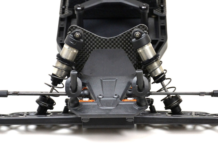 ExoTek 5mm Carbon Fiber Shock Towers For The XRAY XT2 (2)