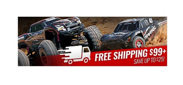 Traxxas Now Offers Free Shipping On Orders Over $99