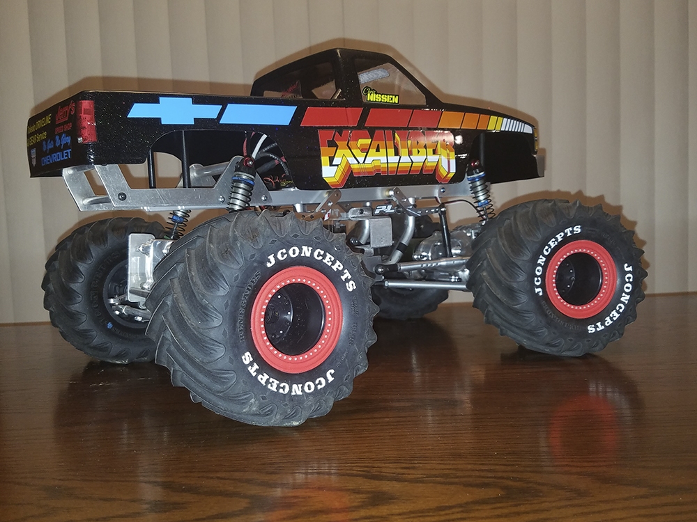 ESP Zilla 2, Monster Truck, Monster Jam, Chevy, Excaliber, Freestyle RC, CPE, RC4WD, Hesse, Hot Racing, Castle Creations, Gens Ace, Team Associated, JConcepts