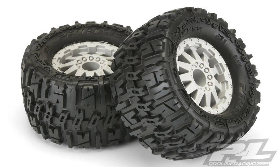 Pro-Line Trencher 2.8" Tires Mounted On F-11 Wheels