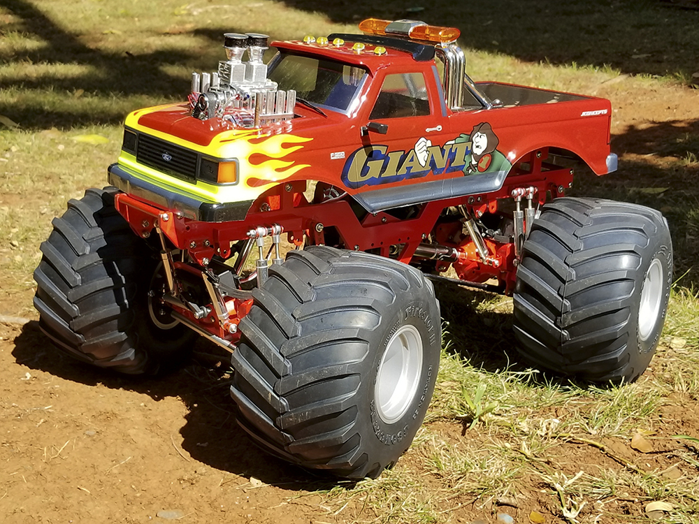World's First Hand Controlled GIANT Monster Truck! 