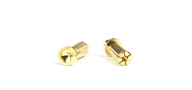 Avid Low Profile 5mm Gold Battery Bullets