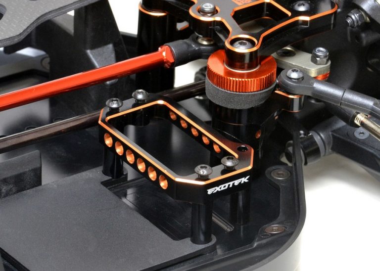 Exotek Alloy Steering Servo Mount For The HB E819 RC Car Action