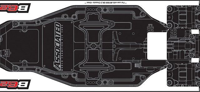 Team Associated Printed B6.2 FT Chassis Protective Sheet