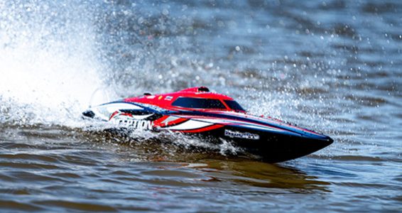 HobbyKing HydroPro Inception Brushless RTR Deep Vee Racing Boat 950mm [VIDEO]