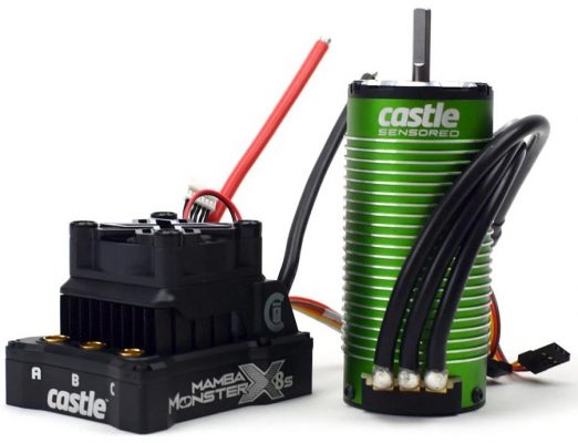 Castle Creations Mamba Monster X 8S ESC/Motor Combo With 1520 Sensored