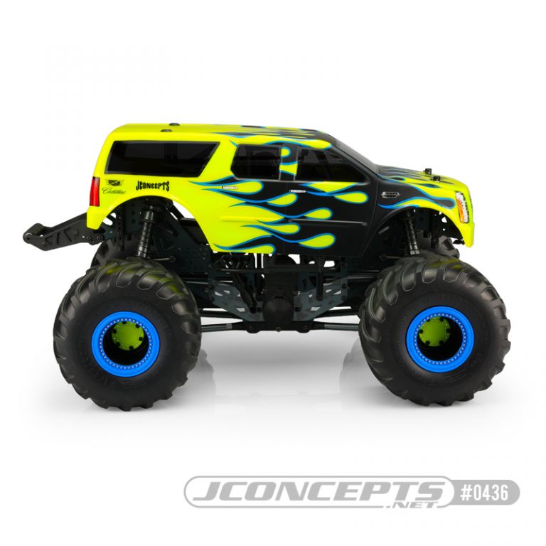 JConcepts 2007 Cadillac Escalade Clear Monster Truck Body - RC Car Action