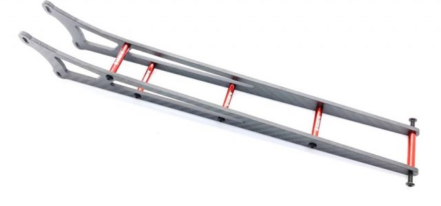 Assault RC Carbon Fiber Adjustable Street Eliminator Wheelie Bar For The DR10