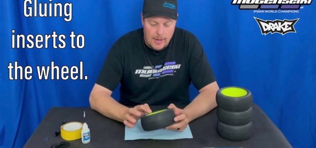 How To Glue Inserts To The Wheel With Mugen’s Adam Drake [VIDEO]