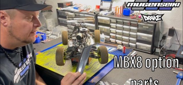 Mugen’s Adam Drake Explains Different Carbon Fiber MBX8 Option Parts [VIDEO]