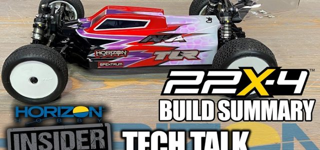 TLR 22X-4 Build Summary – Horizon Insider Tech Talk [VIDEO]