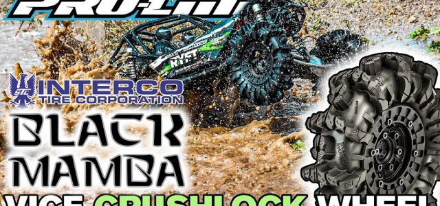 Pro-Line Interco Black Mamba 2.6″ Mud Terrain Tires & Vice CrushLock Removable Hex Bead-Loc Wheel [VIDEO]