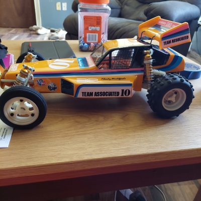 33 Year Old RC Car On The Work Bench - RC10 Vintage Original 