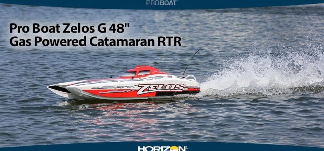 Pro Boat Zelos G 48″ Gas Powered Catamaran RTR [VIDEO]