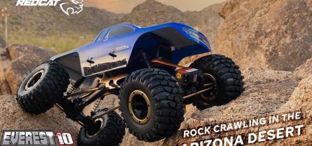Redcat Everest-10 Rock Crawler In The Arizona Desert [VIDEO]
