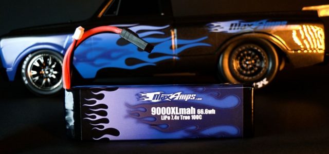MaxAmps LiPo 9000XL 2S 7.4v Battery Pack For The Drag Slash [VIDEO]