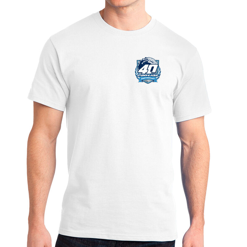 Pro-Line 40th Anniversary White T-Shirt - RC Car Action