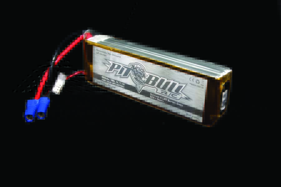 PURE GOLD SOFT CASE R/C Lipo Batteries w/BATTERY LIFE INDICATOR - SOFT CASE  - 1 each
