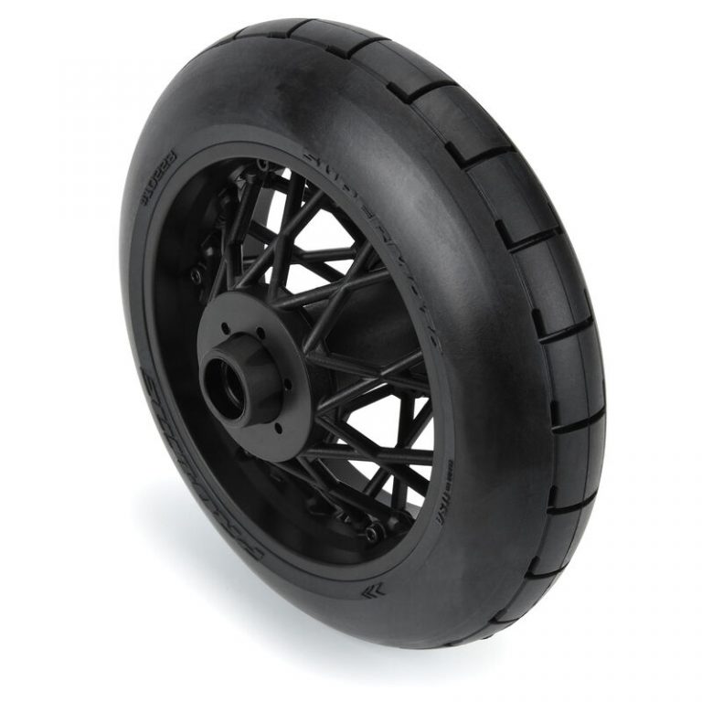 Pro-Line Pre-Mounted Supermoto Front & Rear Tires For The Losi Promoto ...