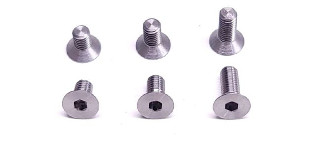 Brass Tip Set Screw - Iron, M4 x 6, Hex Socket, ESCO